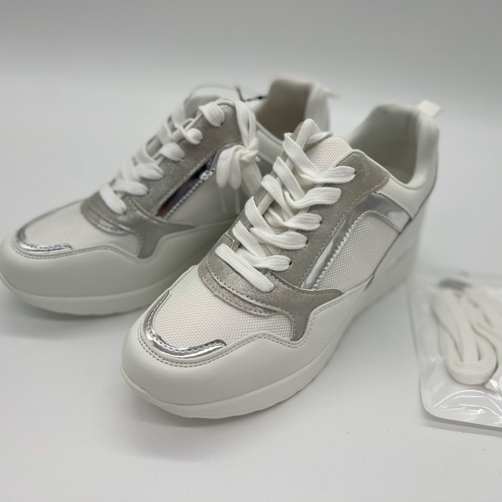 Vepose Women's Fashion Sneakers, 8026 Lace-up Shoes, Arch Support size 8 NEW